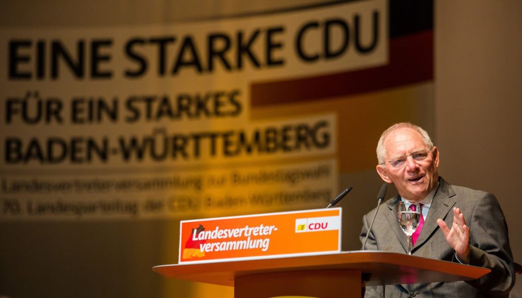 Schäuble schließt große Koalition nach der Bundestagswahl aus