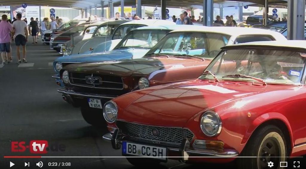 ES-TV beim ersten Cars and Coffee in Esslingen