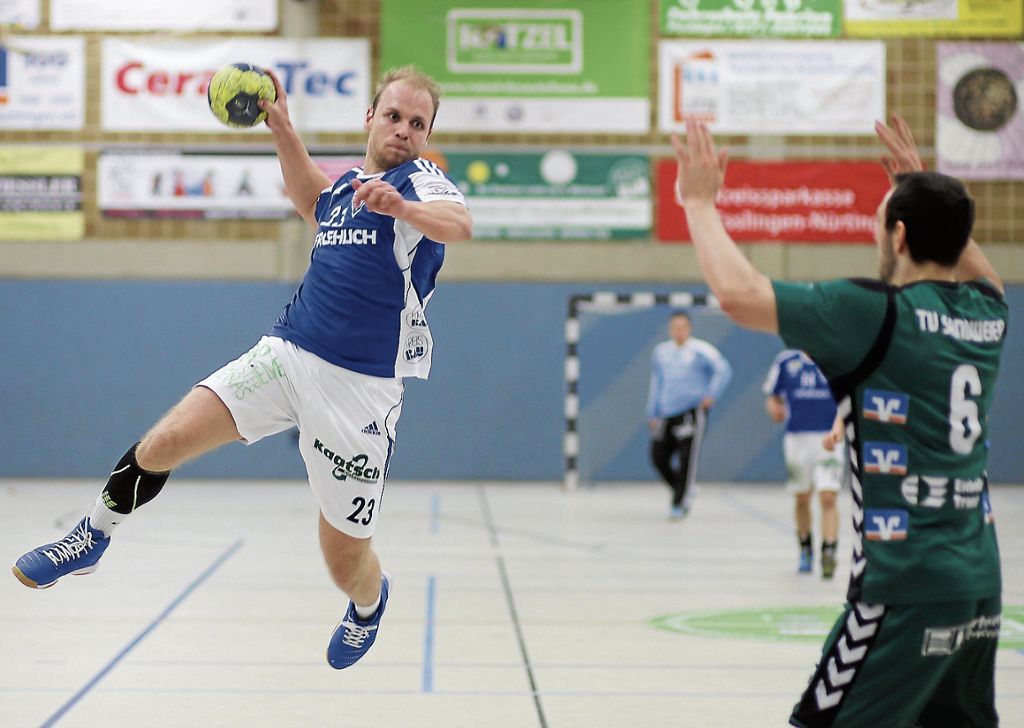 Die Handballer des TVP schlagen im letzten Heimspiel Meister Kornwestheim mit 32:23: Plochingen zeigt seine Klasse