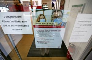 OB-Wahl in Esslingen: Das Wahlfieber scheint in der Stadt nicht zu grassieren