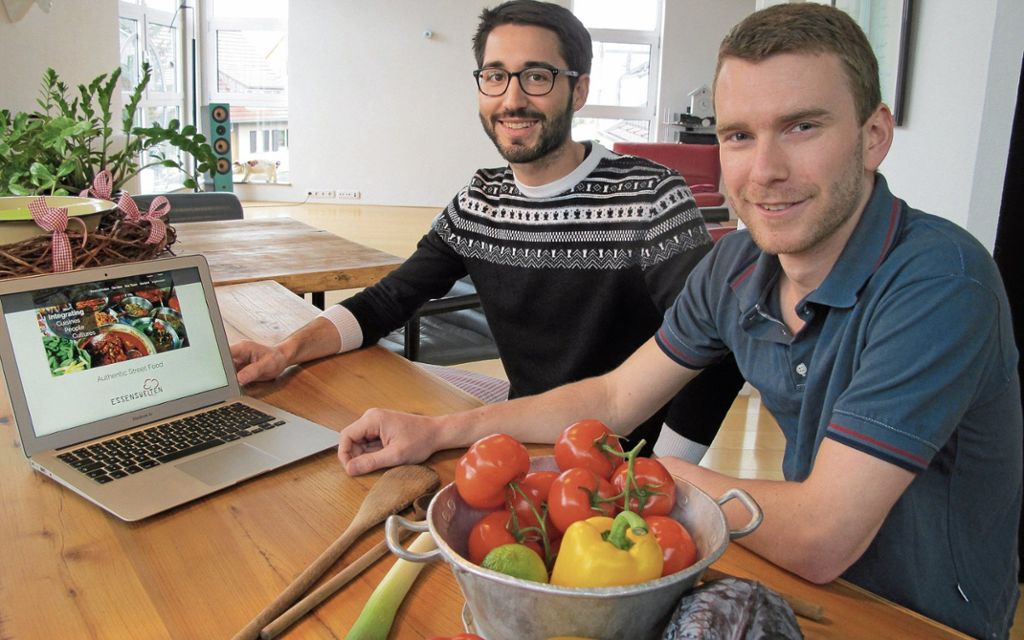 ESSLINGEN:  Julian Rauscher und Julian Schmid wollen mit „Essenswelten“ soziales Unternehmertum praktizieren: Street Food soll Barrieren abbauen