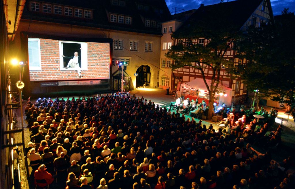 Karte mit den Open-Air-Kinos in der Region: Freilichtkinos in und um Esslingen