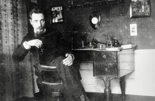 Rainer Maria Rilke in seinem Studierzimmer, etwa um  1905. Foto: Imago/Heritage Images/ Fine Art Images