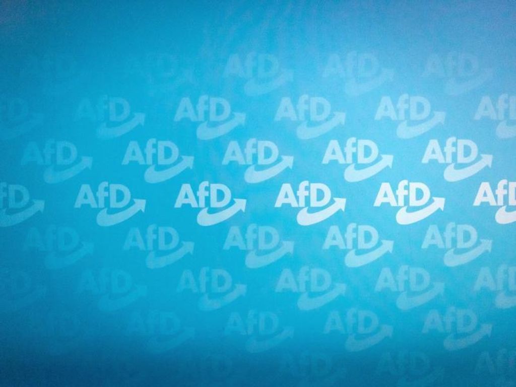 Das Logo der Partei Alternative für Deutschland (AfD). Foto: Sina Schuldt/dpa