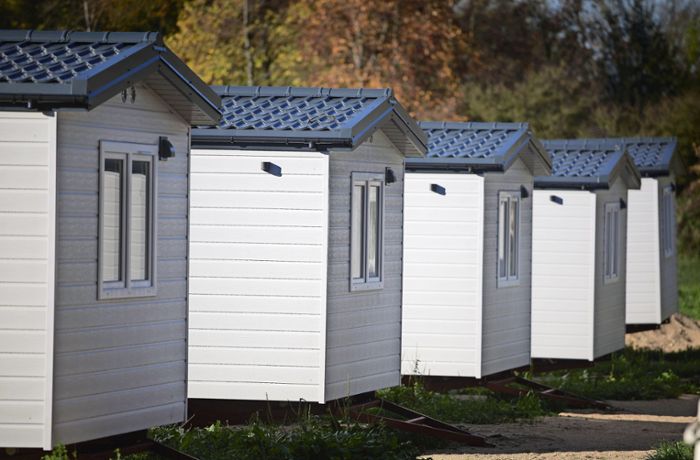 Test in Waiblingen: Mobilheime statt Container für Flüchtlinge