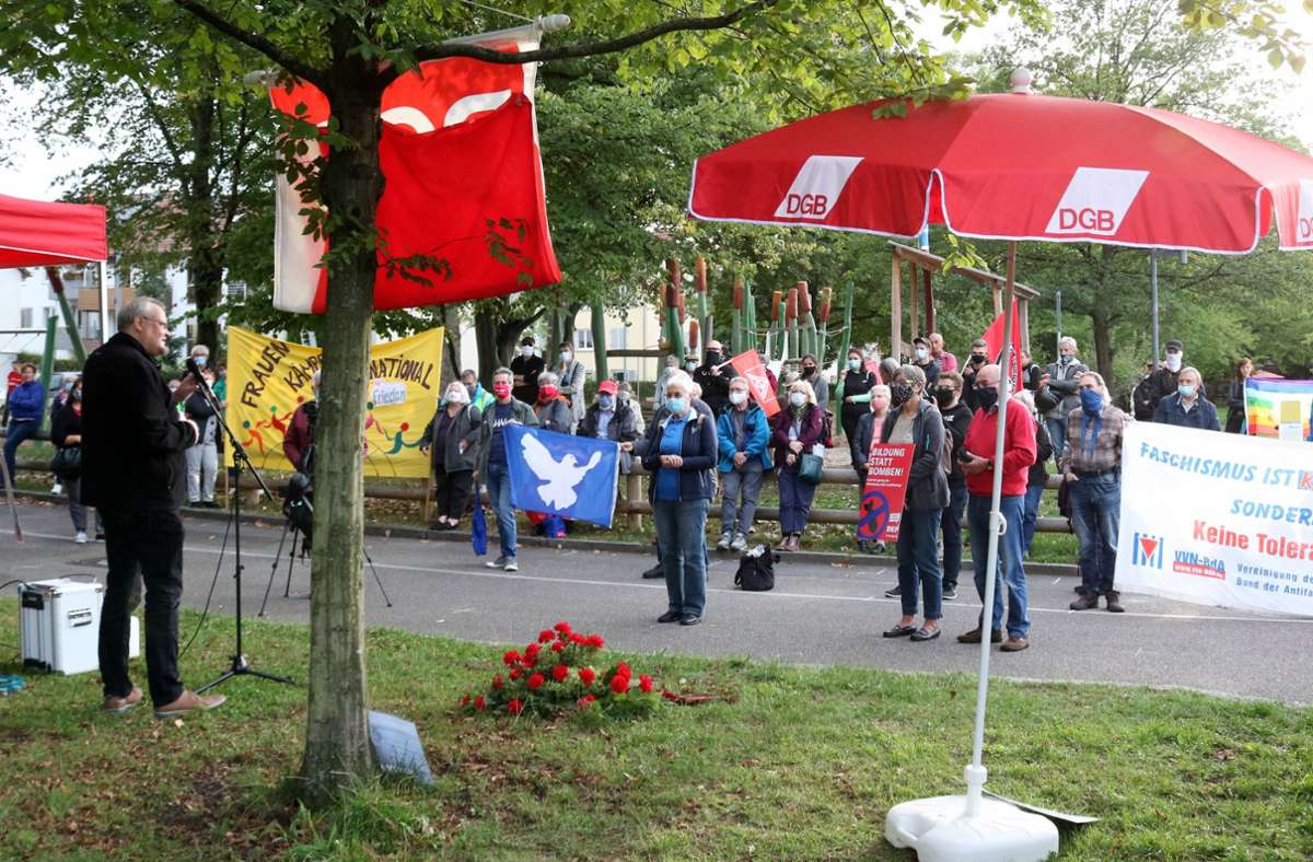 Friedensdemo in Fellbach: Gegen  Krieg und gegen  Militarisierung