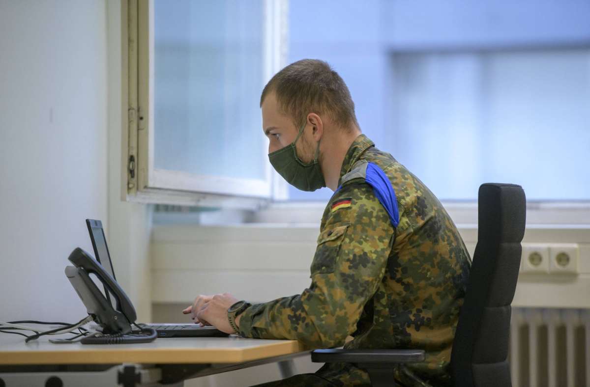 Pandemie-Bekämpfung: Bundeswehr  in Stuttgart wieder im Einsatz