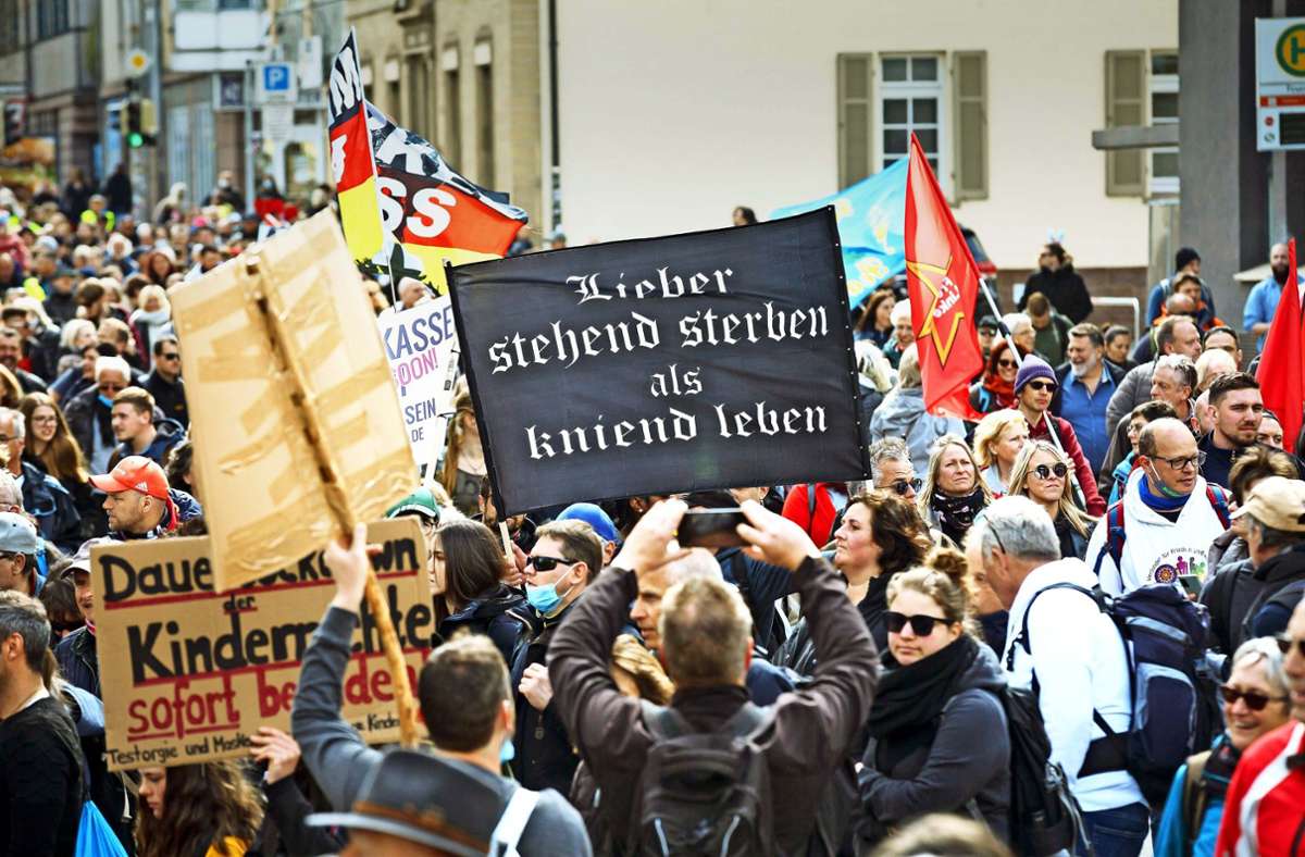 Nach der Querdenker-Demo in Stuttgart: SPD sieht großen Schaden für die Stadt