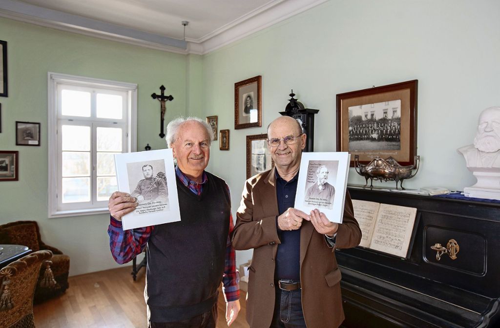 Karl Bayer und Winfried März präsentieren am Samstag ihre neuen Sippen-Bände: Lebendige Geschichte mit Familienfotos
