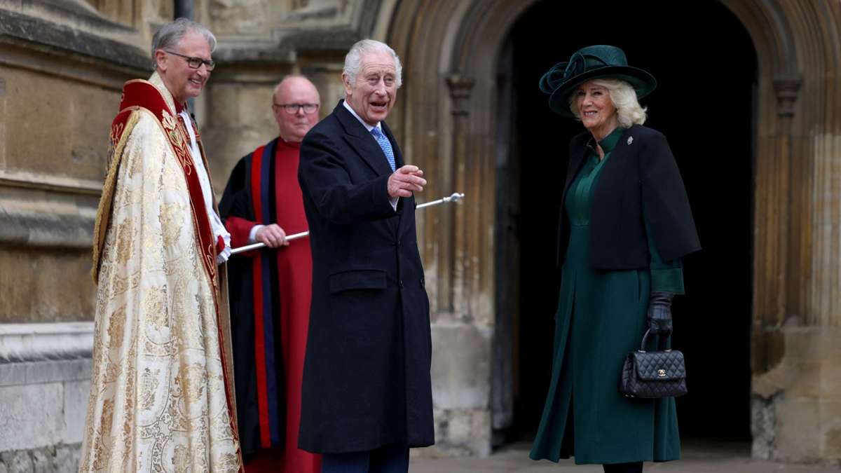 Great Britain: King Charles and Queen Camilla attend Easter service – Panorama