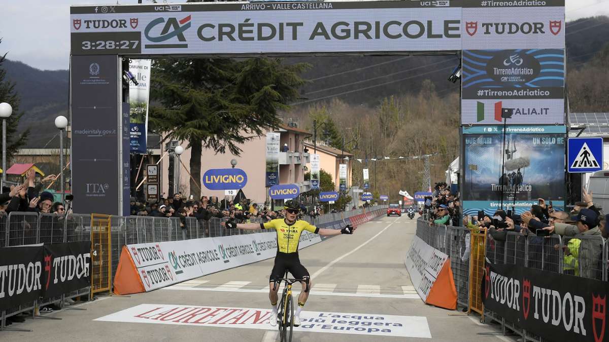 Radsport: Tour-Sieger Vingegaard dominiert bei Tirreno-Adriatico