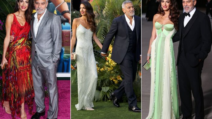 Amal Clooney tischt modisch richtig auf