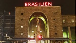 Warum am Hauptbahnhof eine riesige „Brasilien“-Aufschrift prangt