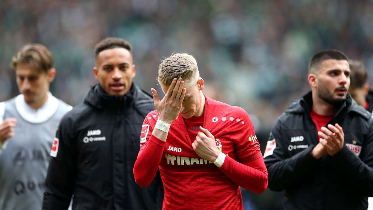 Der VfB Stuttgart kam im Sonntagsspiel bei Werder Bremen nicht über eine 1:2 hinaus.