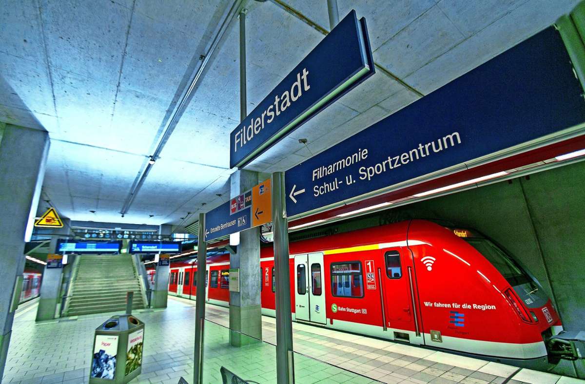 Zeitweise fahren die S-Bahnen nicht nach Filderstadt-Bernhausen. Foto: Roberto Bulgrin