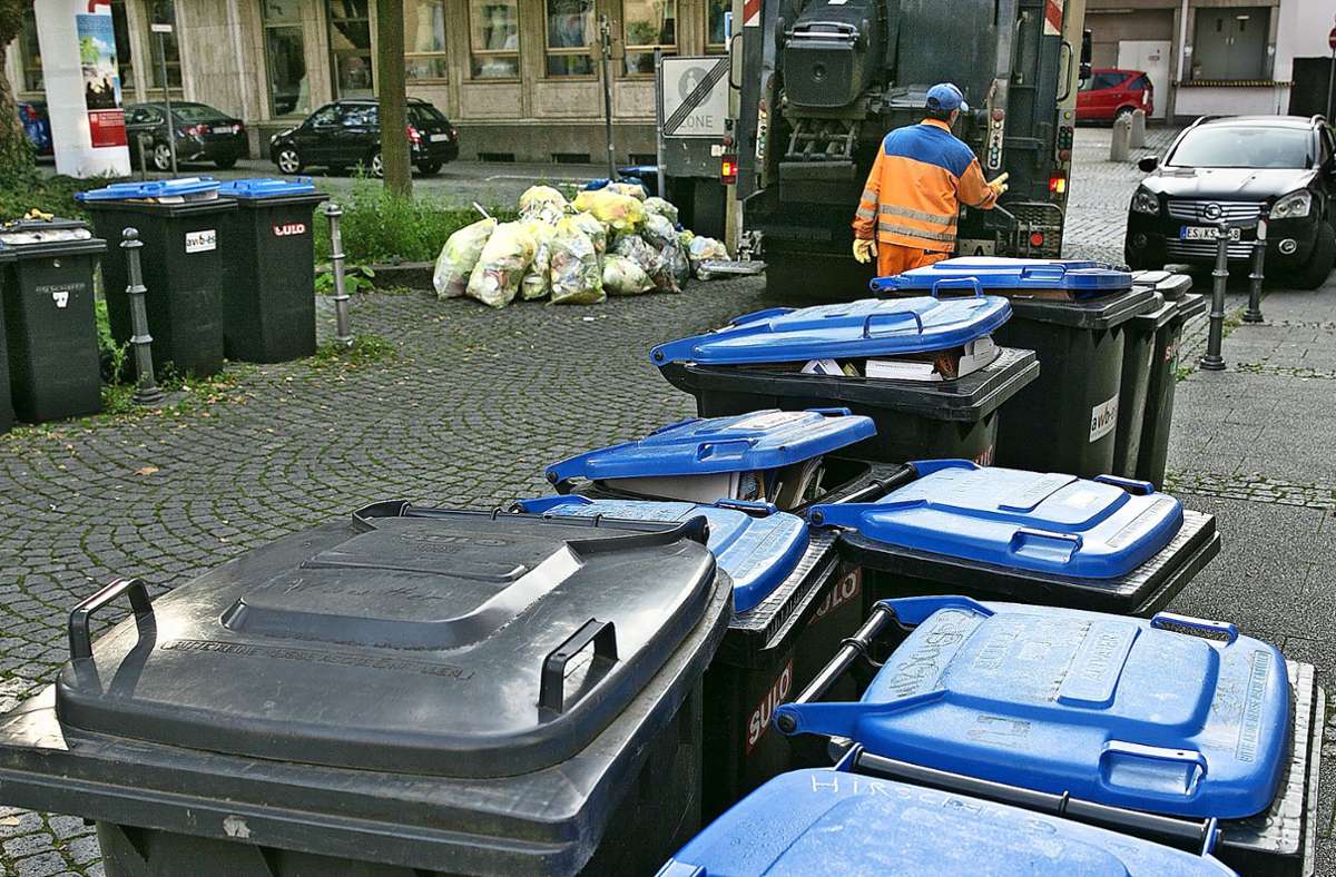 Kreis Esslingen: Müllabfuhr normalisiert sich langsam