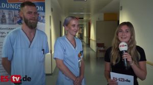 Auszubildende in Pflegeberufen: Temporäre Ausbildungsstation am Klinikum Esslingen