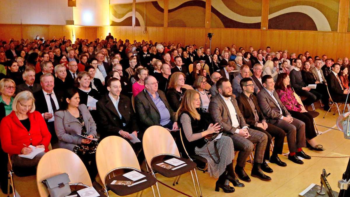 Neujahrsempfang der Gemeinde: Pleidelsheims Bürgermeister blickt auf ein Jahr mit Hochs und Tiefs