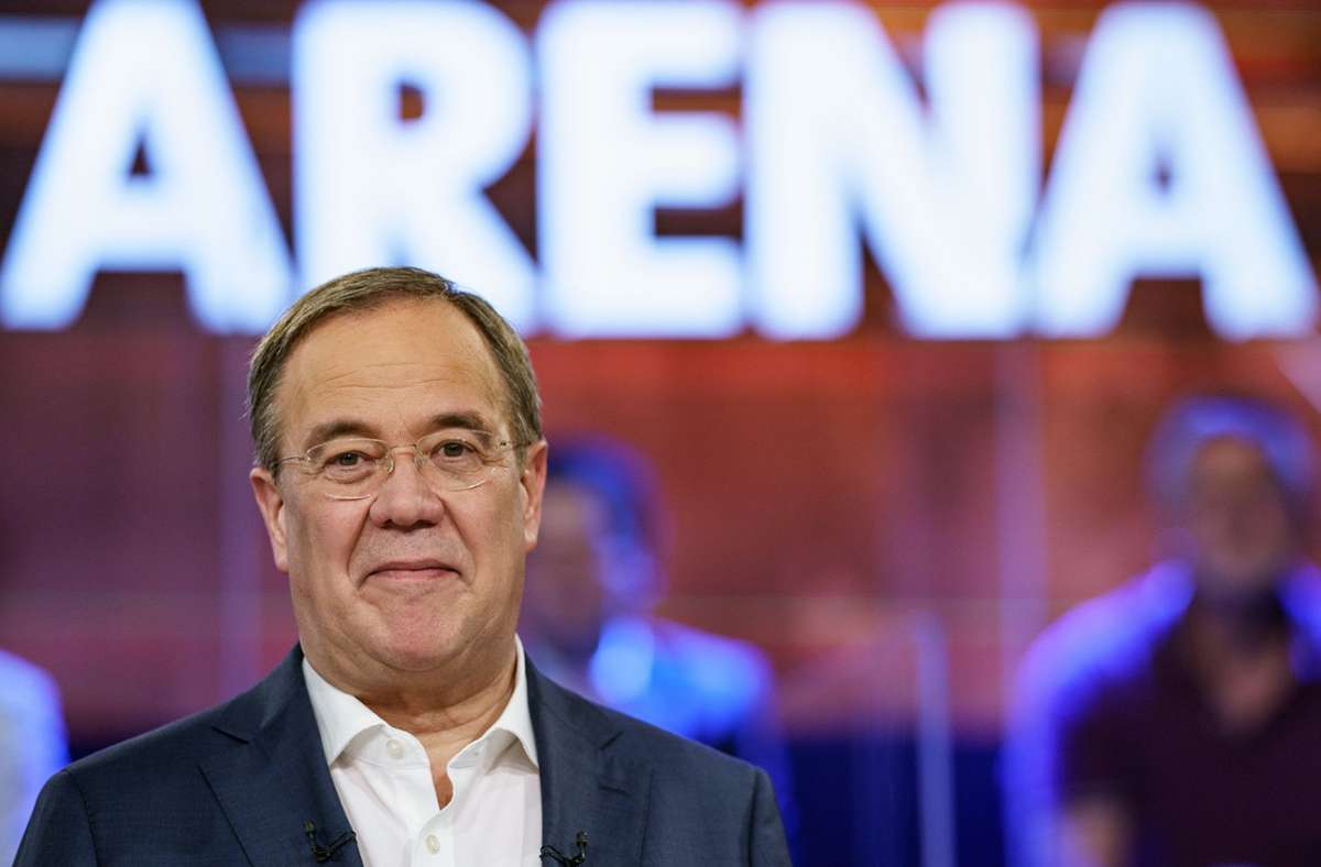 ARD-Wahlarena mit dem CDU-Kanzlerkandidaten: Dreimal kommt Laschet unter Druck