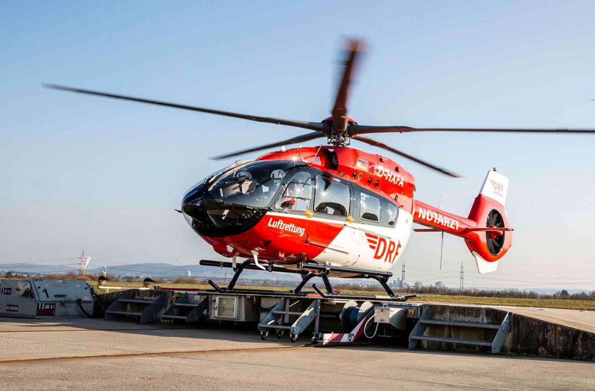 Am 8. März ist der neue Rettungshubschrauber am Flugplatz in Pattonville (Landkreis Ludwigsburg) eingetroffen.