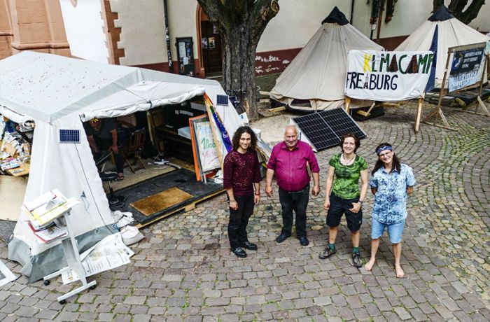 Ein Jahr Klimacamp Freiburg: Protest mit Zelten und Dixi-Klo