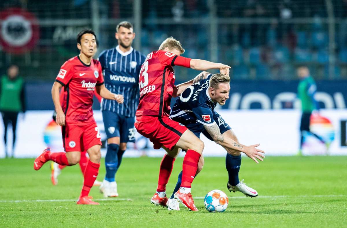 Fußballbundesliga: Frankfurt von Bochum bei 0:2 überrumpelt
