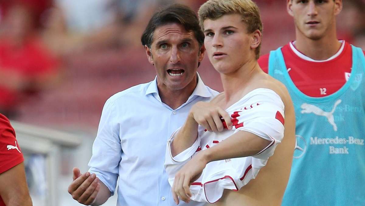 VfB Stuttgart bei RB Leipzig: So lobt Bruno Labaddia seinen Ex-Spieler Timo Werner