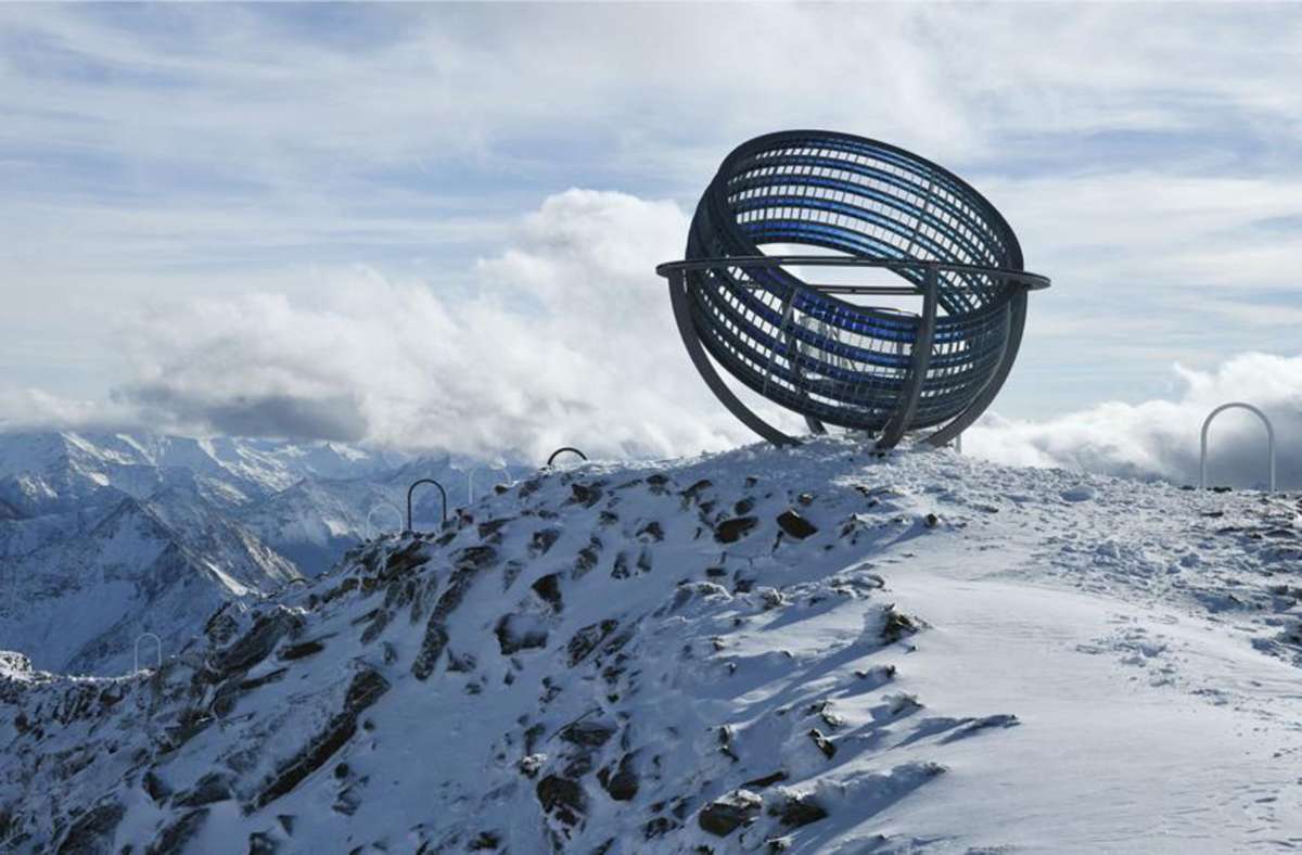 Reisen und Kunst: Mahnmal für das Eis der Alpen