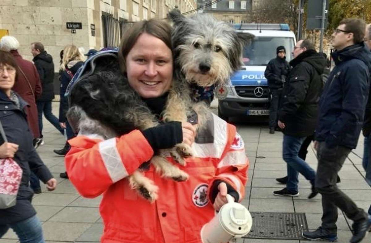 Rettungshundestaffel in Stuttgart: Corona reißt Loch in die Spendenkasse der DRK-Helfer
