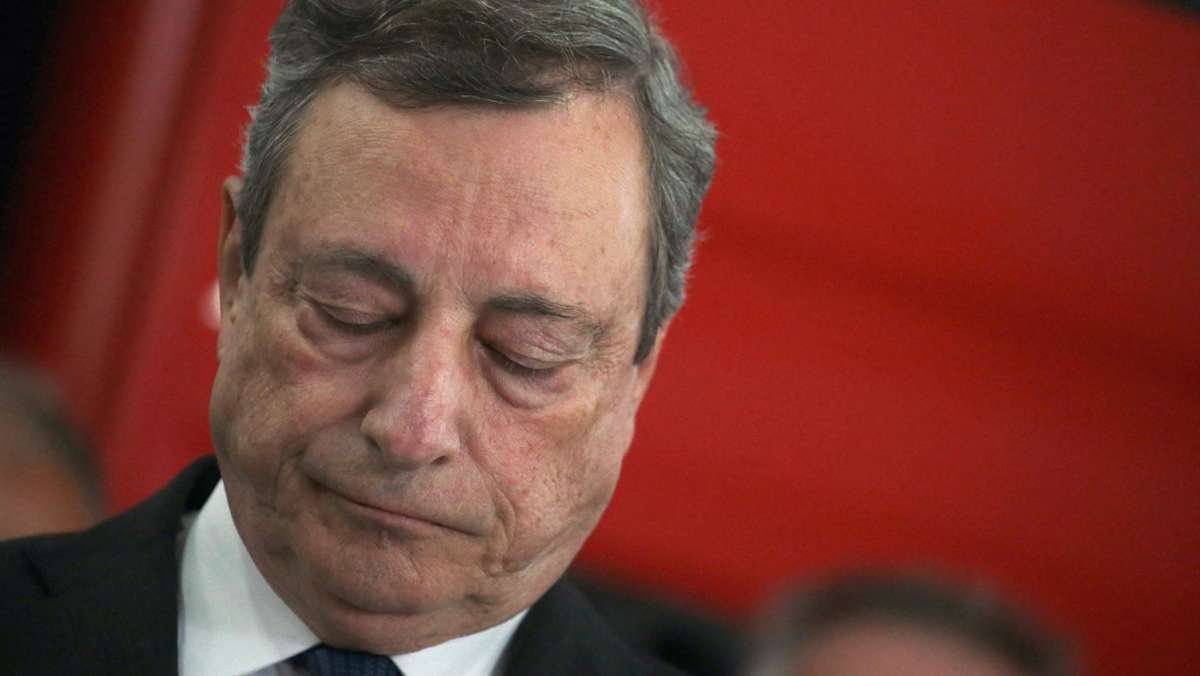Italiens Regierungschef: Präsident Mattarella lehnt Rücktritt von  Draghi ab