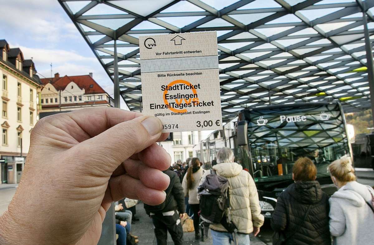 Das Esslinger Stadtticket wird es nicht mehr lange geben. Foto: Ines Rudel