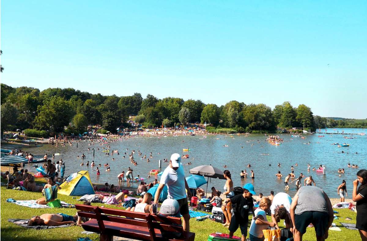 Region Stuttgart: An mehreren Badeseen drohen  Sperrungen