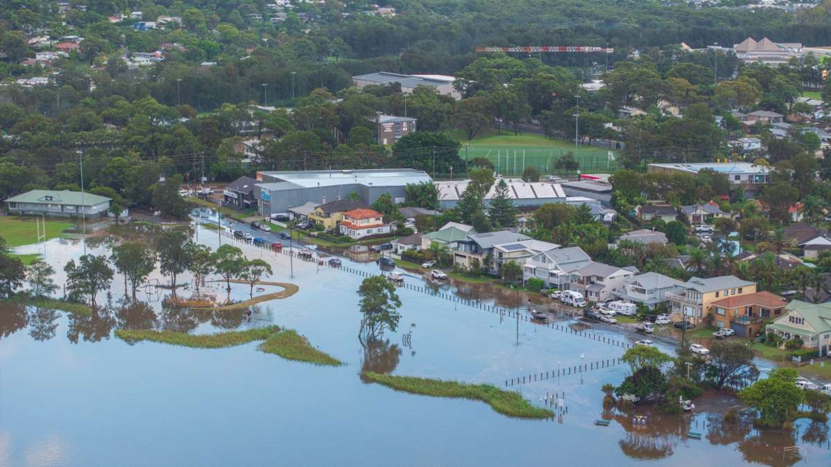 Unwetter: Regenchaos in Sydney: Wohnviertel versinken im Wasser