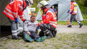 Rettungskräfte üben Großeinsatz für die Fußball-EM