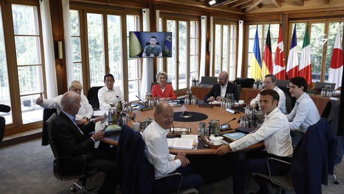 G7-Staaten wollen Ukraine weiter unterstützen