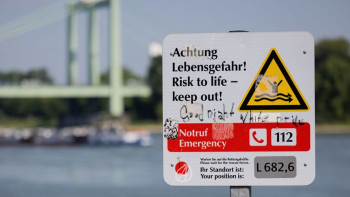Junge und Vater sterben nach Rettung  aus Rhein –  Lebensretter warnen