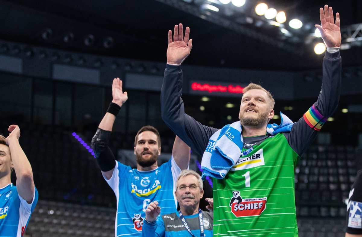 Handball-Bundesliga: Löwen führen Tabelle  an –  Comeback von Johannes Bitter