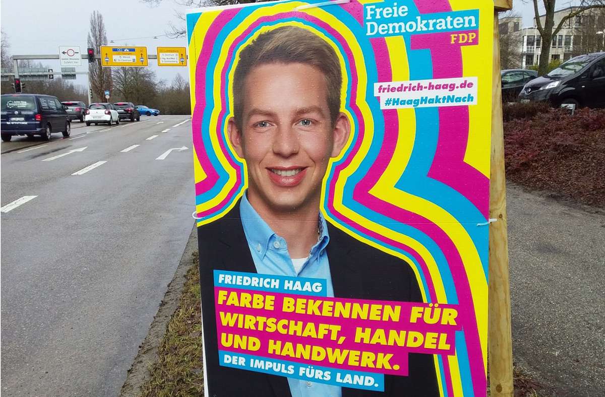 FDP: viel Farbe im Wahlkampf