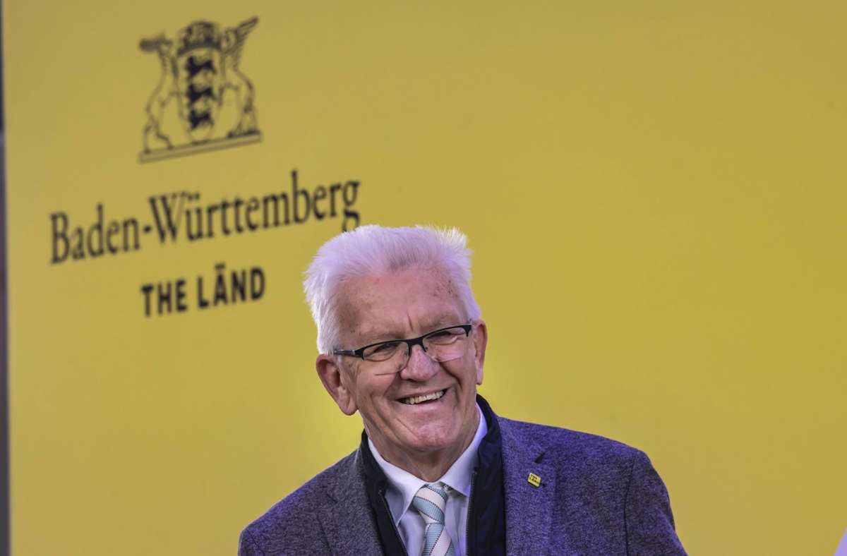 Er ist der Ministerpräsident von „The Länd“: Winfried Kretschmann (Grüne).