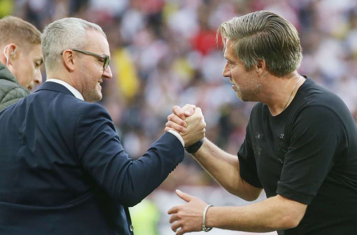 Bleibt Michael Wimmer Trainer des VfB? Die Entscheidung soll bald fallen. Foto: Pressefoto Baumann/Hansjürgen Britsch