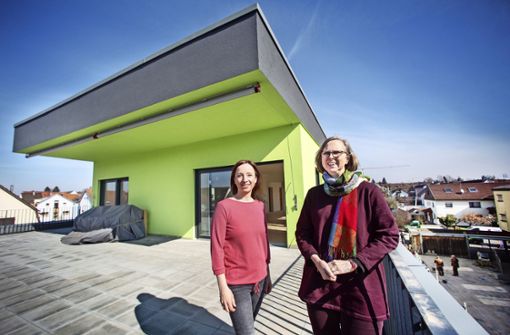 Sabine Reichert (links) und Susanne Liebhart haben viele frische Ideen für die Hausgemeinschaft Spitalgarten. Foto: /Ines Rudel