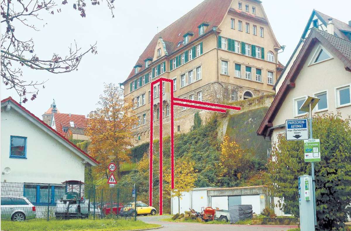Idee für Besigheim und Marbach: Per Aufzug vom Neckar in die Altstadt?