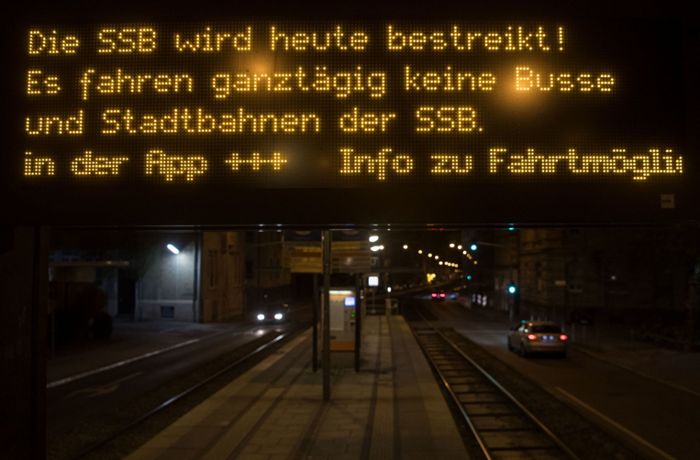 Verdi-Warnstreik  am Freitag: Diese Busse und Bahnen fahren in Stuttgart nicht