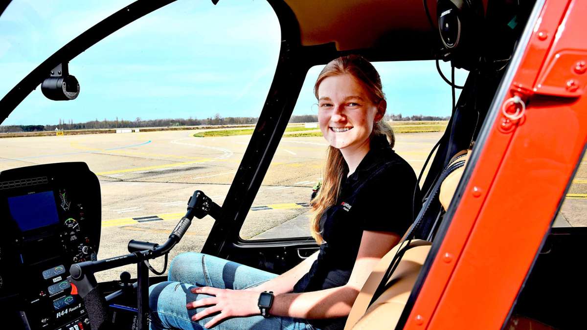 Annkatrin Büche aus Todtnau: Wie wird man mit 22 Jahren Hubschrauberpilotin?