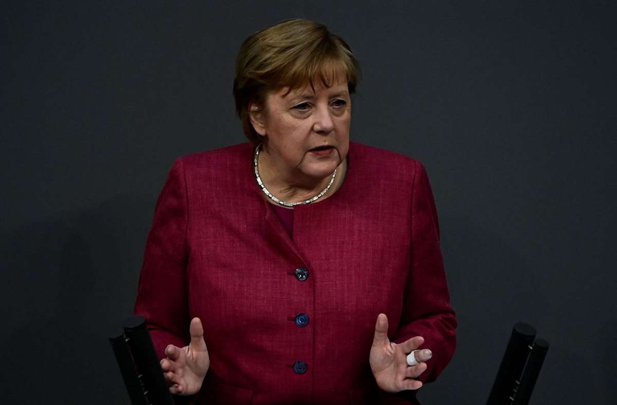 Bundestag: Merkel zur „Corona-Notbremse“: Sie ist dringend, sie ist überfällig