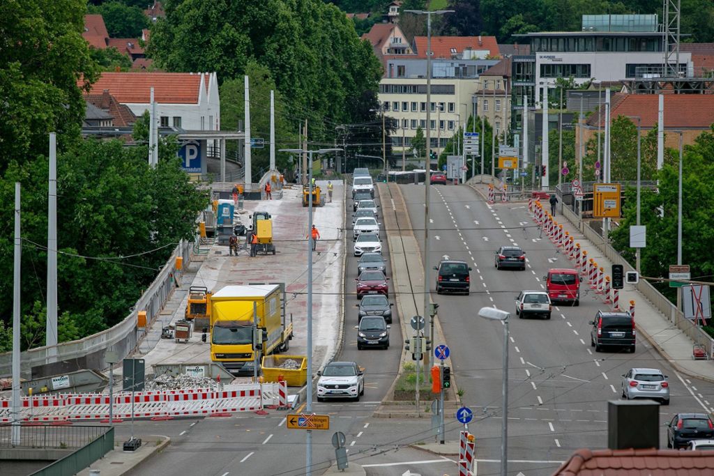 Die Sanierung stellt Fachleute vor Herausforderungen: Esslingen: Fitnesskur für die Vogelsangbrücke