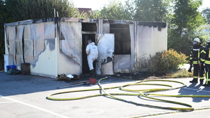 Ursache des Containerbrands mit zwei Toten geklärt