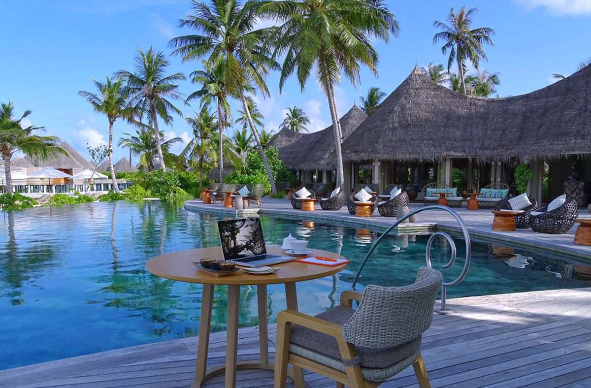 Hotel auf den Malediven: Von der Luxusinsel aus arbeiten? Meerblick für 20 000 Euro