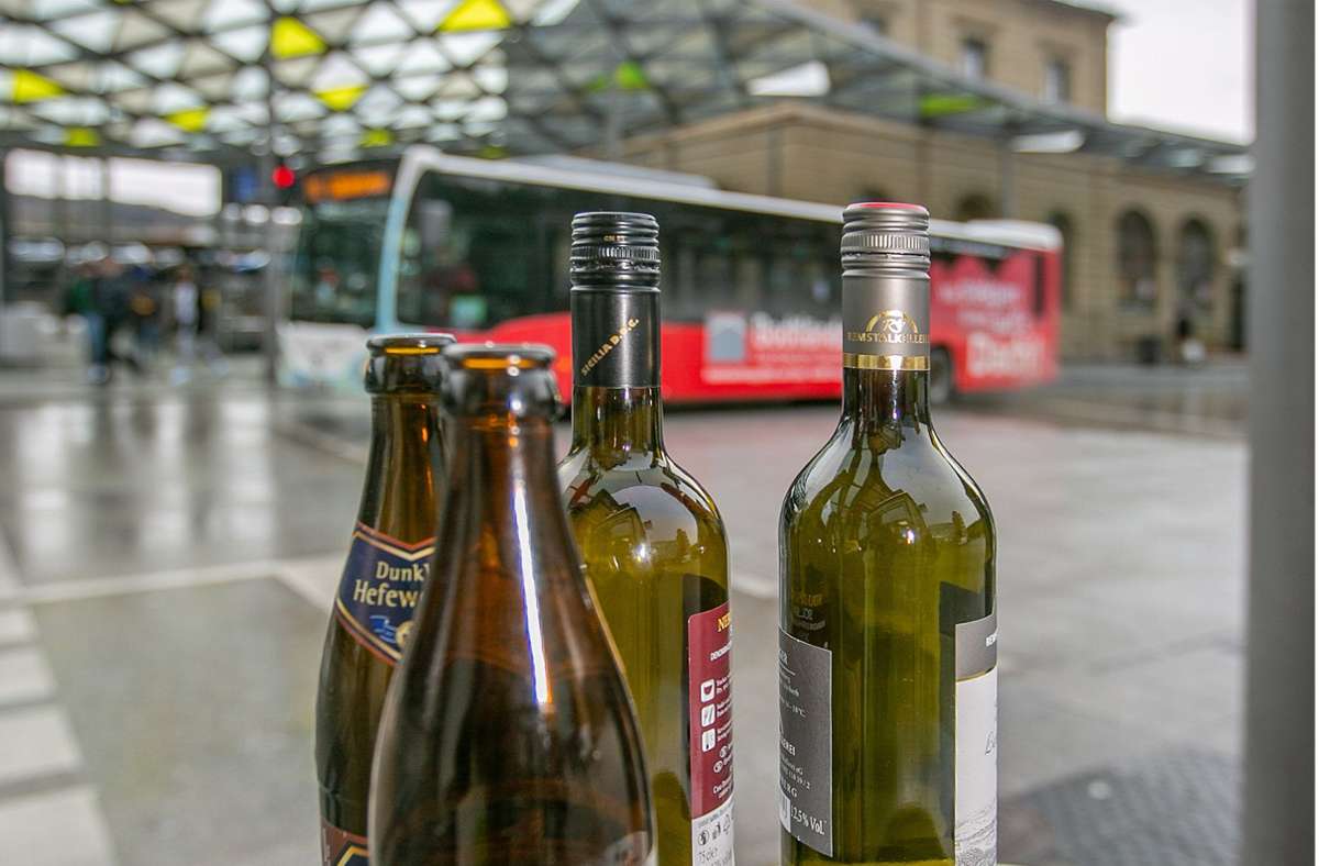 Alkohol in der Öffentlichkeit: Trinkverbot am Bahnhof Esslingen