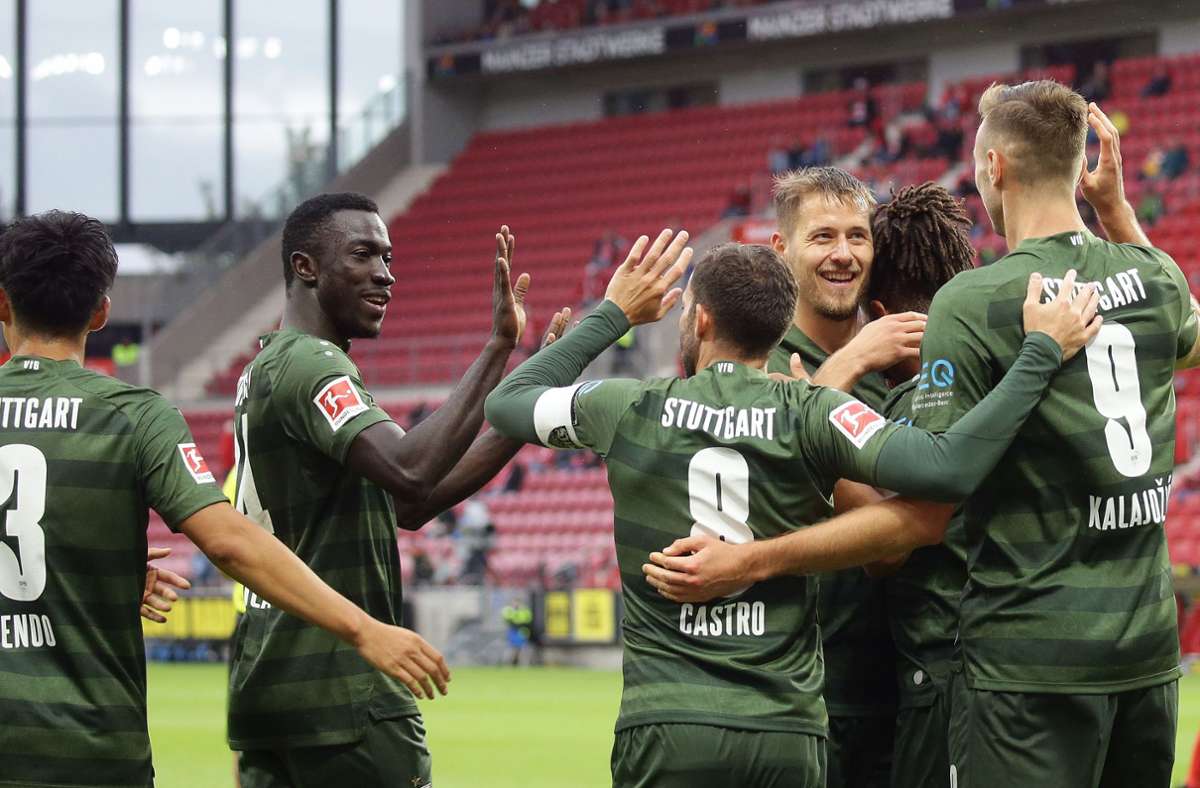 Der VfB siegte souverän in Mainz.